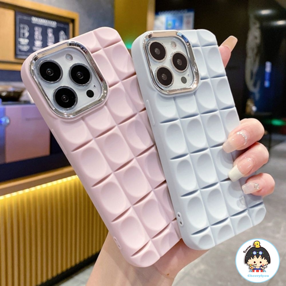 Ốp Điện Thoại TPU Mềm Nhám Màu Trơn Chống Rơi Thời Trang Cho IPhone 11 12 13 14 Pro Max