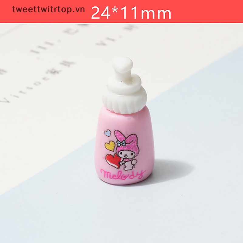 Bộ Kẹp Tóc Mini Họa Tiết Melody Hoạt Hình 3D Dễ Thương Trang Trí Điện Thoại