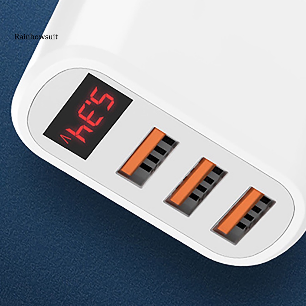 Phụ Kiện Sạc Ba Cổng USB Mini Bảo Vệ Điện Thoại