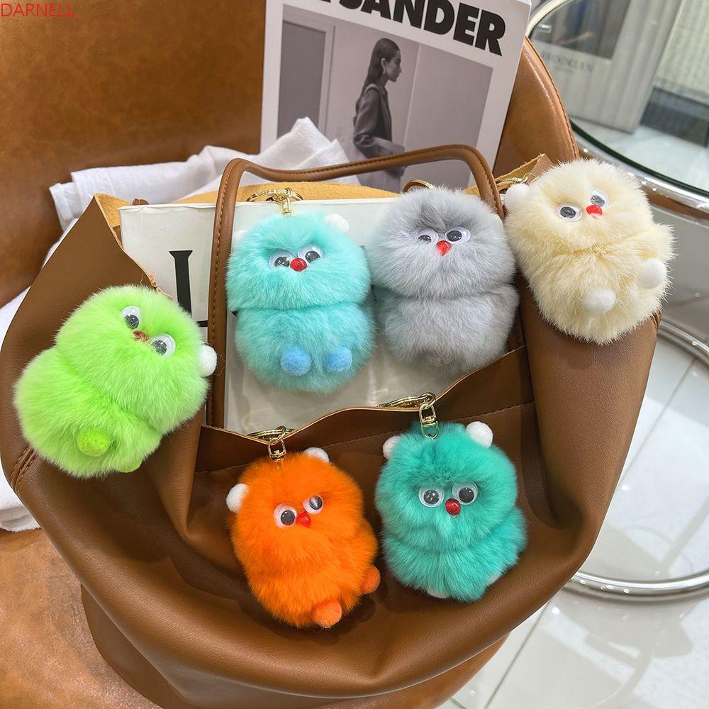 DARNELL Móc Khóa Hình Búp Bê Nhồi Bông Đáng Yêu