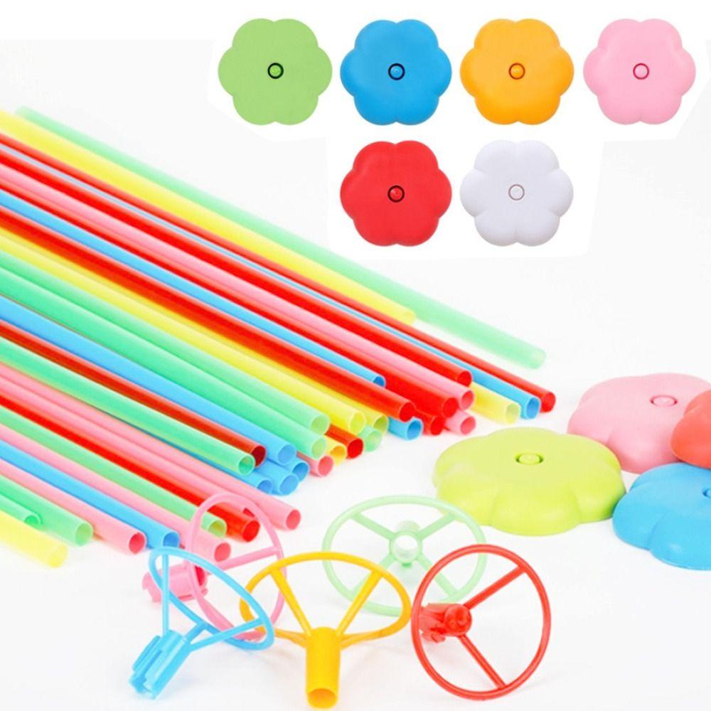 Bộ 10 Que Nhựa Polychromatic Dùng Điều Chỉnh Được Dùng Trang Trí Bong Bóng