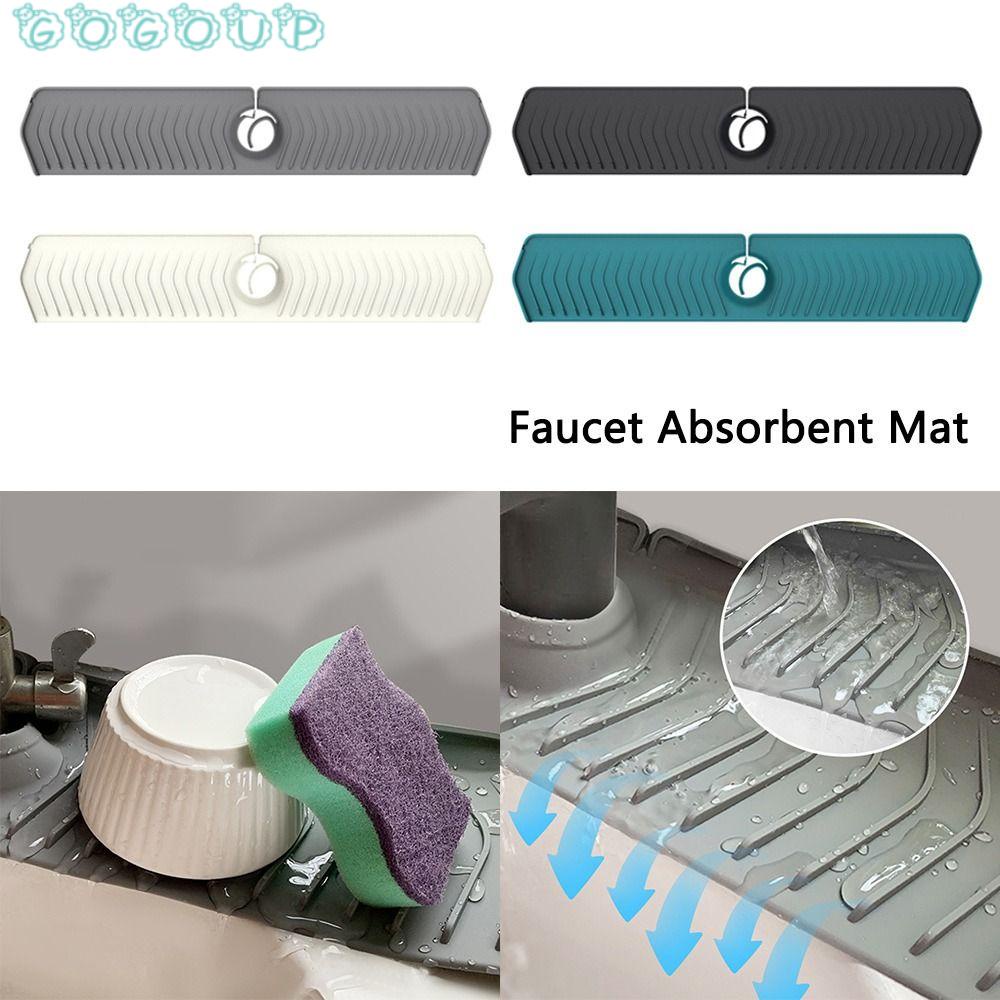 GOGOUP Thảm Lót Vòi Nước Chống Trượt Thấm Hút Tốt