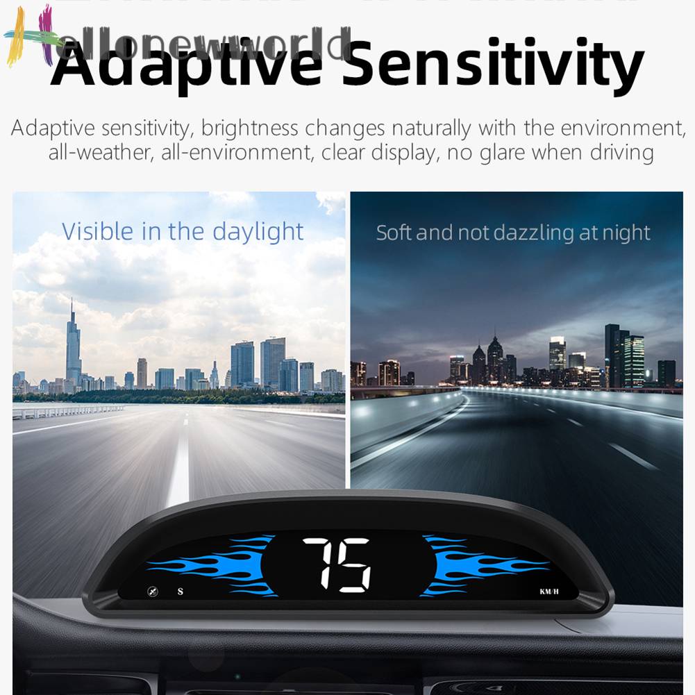 SPEEDO Thiết Bị Báo Động Quá Tốc Độ GPS Thông Minh HUD Cho Xe Hơi / Xe Tải