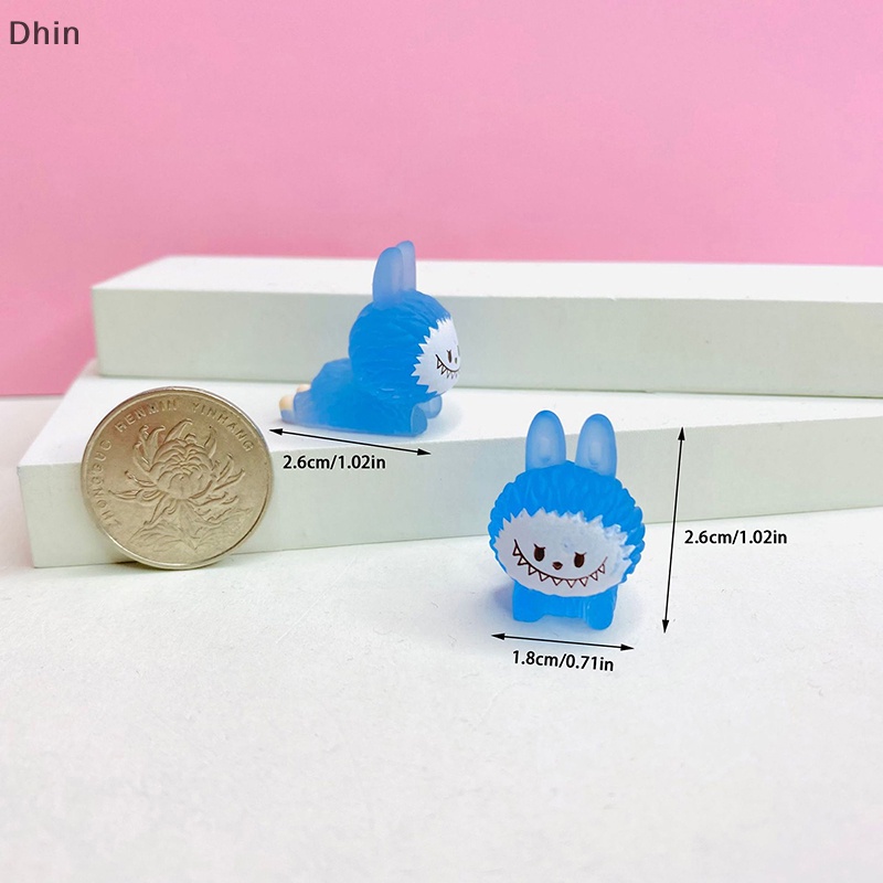 1 Sản Phẩm Trang Trí Hình Hoạt Hình Ba Chiều Bằng Nhựa Resin Màu Kẹo Phát Sáng Dễ Thương