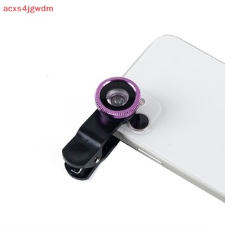 [Acxs4jgwdm] Bộ ống kính mắt cá Macro góc rộng 3 trong 1 Bộ Ống kính mắt cá điện thoại di động mới