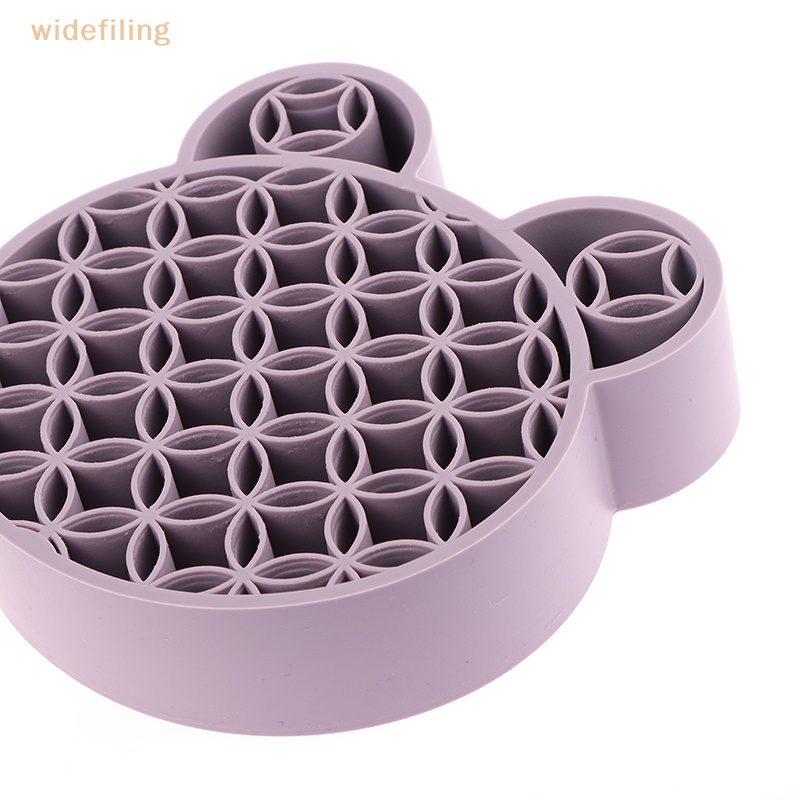 Hộp Đựng Cọ Trang Điểm Bằng Silicone Tiện Dụng