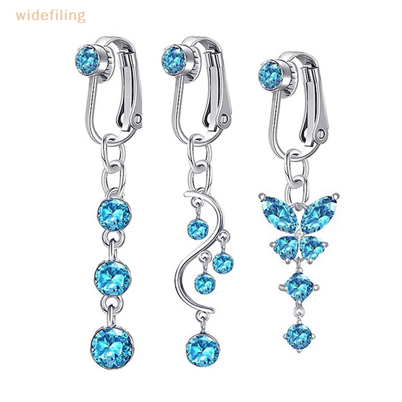 Khuyên Rốn Hình Bướm Đính Đá Zircon Thời Trang Cho Nữ