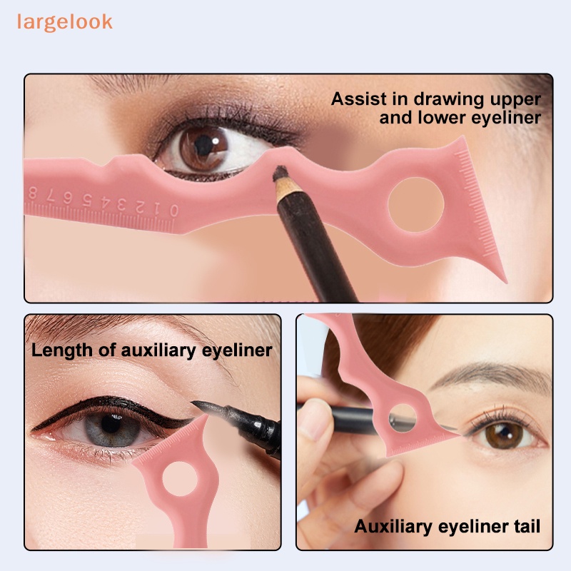 Thước Silicone Kẻ Mắt / Lông Mày Đa Năng Có Thể Tái Sử Dụng Cho Người Mới Bắt Đầu