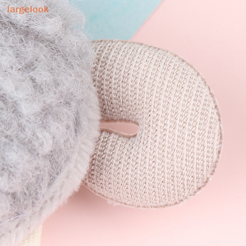 Móc Khóa Hình Chú Cừu Nhồi Bông Dễ Thương Chống Mất Tích Hợp Thẻ Tên Cho Ba Lô Mẫu Giáo