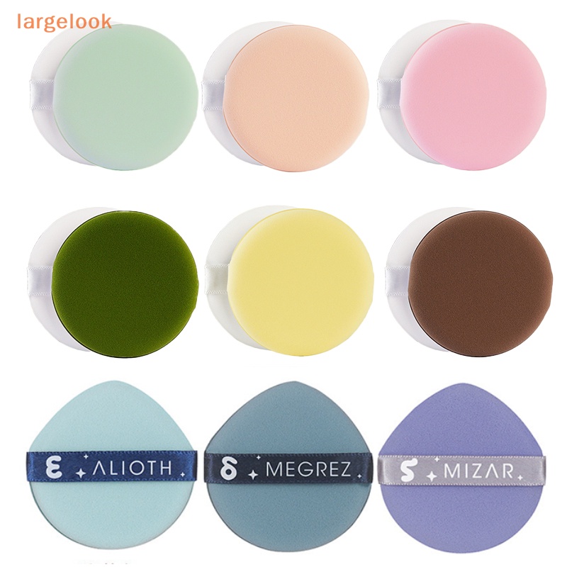 Mút Trang Điểm Hình Tam Giác Mini Bằng Cotton Mềm Mại Có Thể Giặt Được