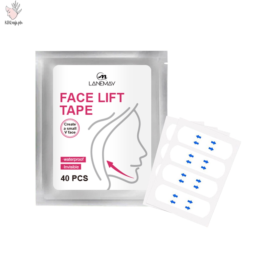 60 Miếng Dán Mặt Mỏng Vô Hình Hình Hình Chữ V Chin Line Sagging Nâng Miếng Dán Mặt Chống Nhăn Da Nâng Băng Facelifting Patch