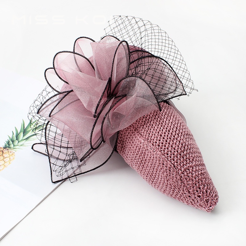 Nón Tai Bèo Rộng Vành Dệt Kim Thời Trang Đi Biển Mùa Hè Cho Nữ