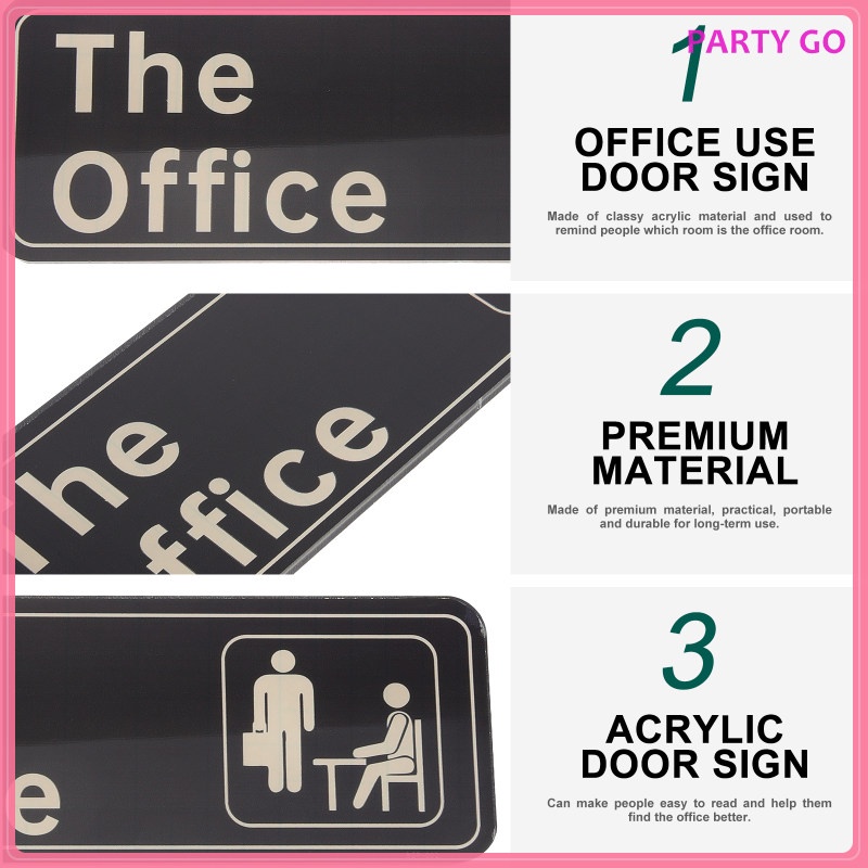 Bảng Ghi Chú Bằng Acrylic Tự Dính Dễ Lắp Đặt Tiện Dụng Cho Văn Phòng