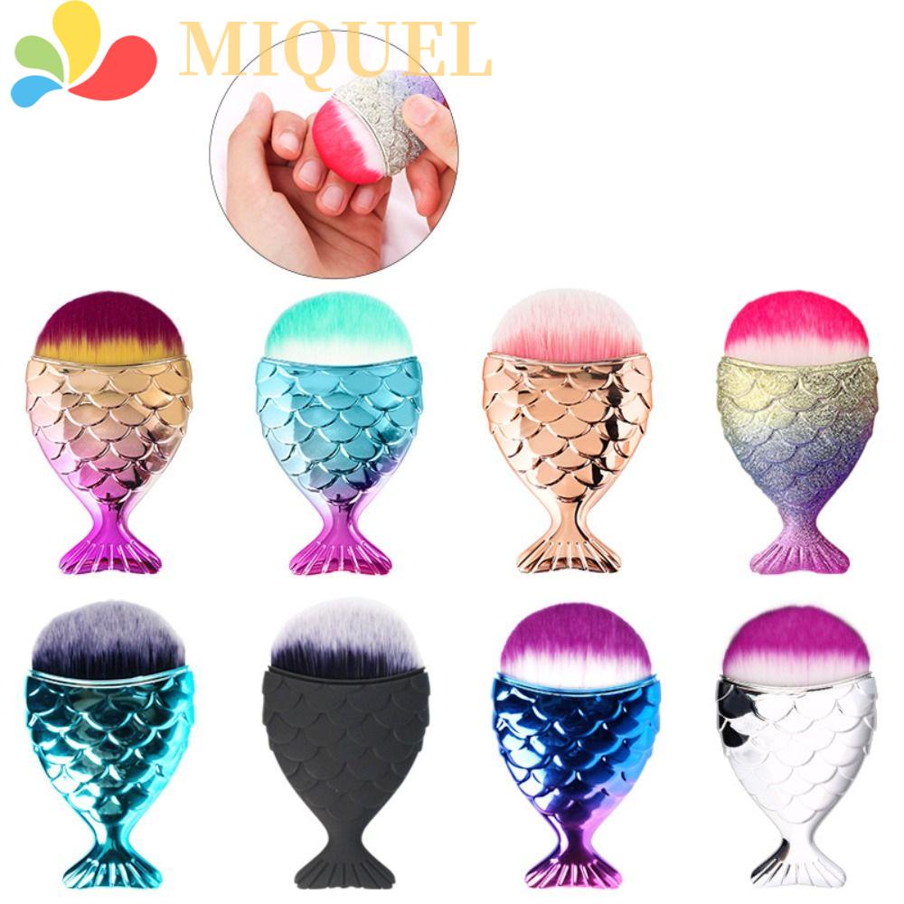 MIQUEL Set 3 Cọ Trang Điểm Hình Đuôi Cá Thời Trang