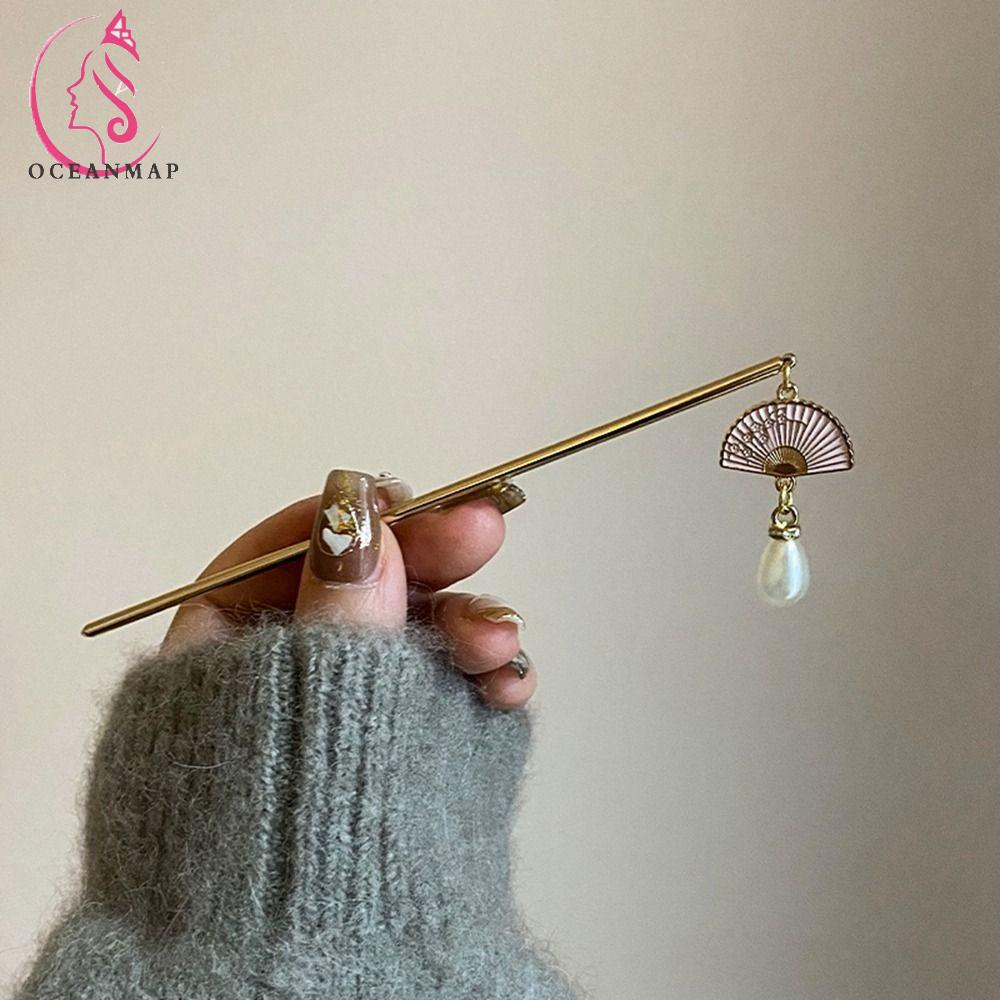 OCEANMAP Trâm Cài Tóc Phối Tua Rua Phong Cách Trung Hoa Cổ Điển Cho Nữ