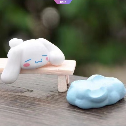 SANRIO Set 5 Mô Hình Đồ Chơi Nhân Vật Hoạt Hình Cinnamoroll Bằng PVC Làm Thủ Công Trang Trí Phòng Bé