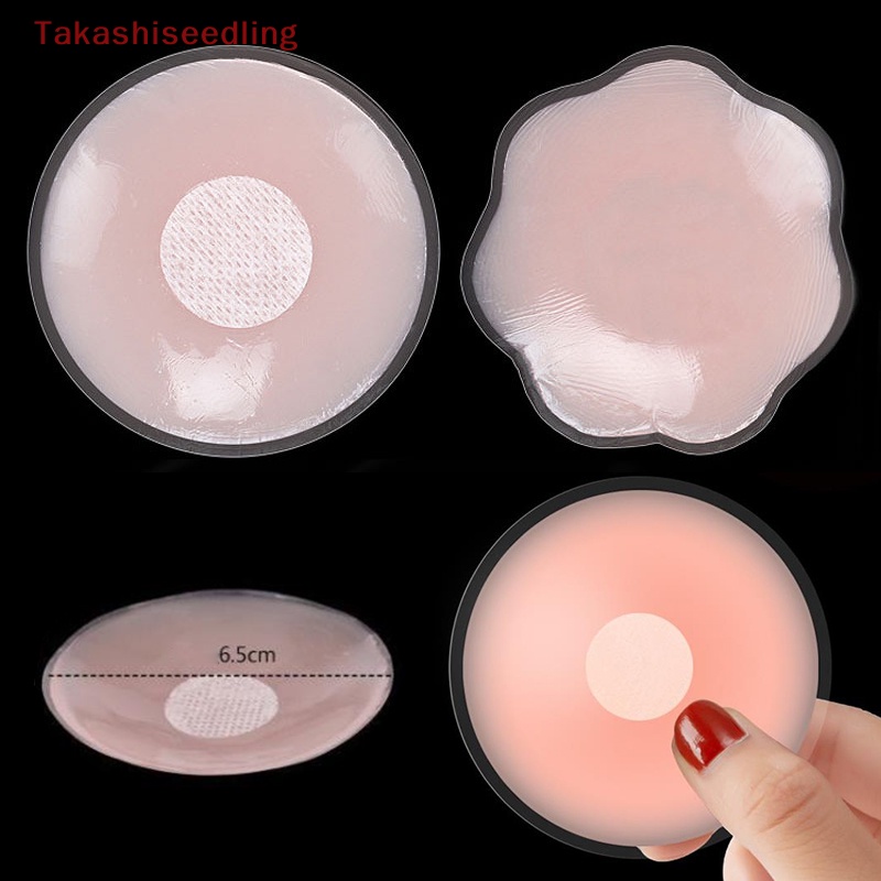 1 Cặp Miếng Dán Ngực Silicone Vô Hình Tái Sử Dụng Được Cho Nữ