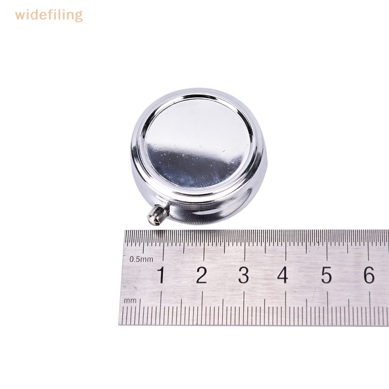 Hộp Đựng Thuốc / Trang Sức Bằng Kim Loại Tiện Dụng Khi Đi Du Lịch