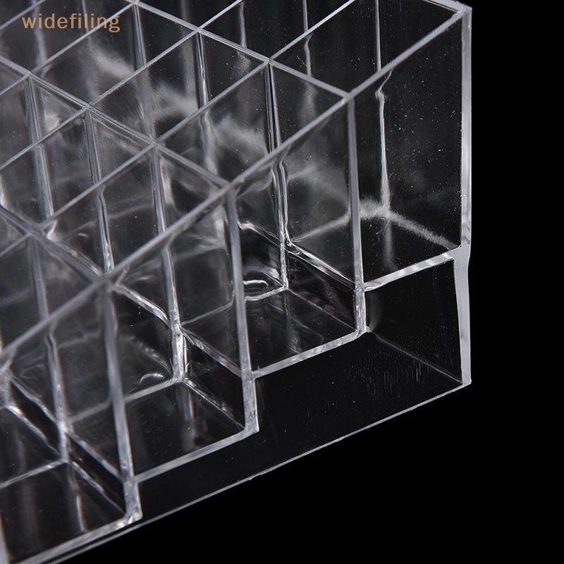 Giá Đỡ Son Môi 24 Ngăn Bằng Acrylic Trong Suốt Tiện Dụng
