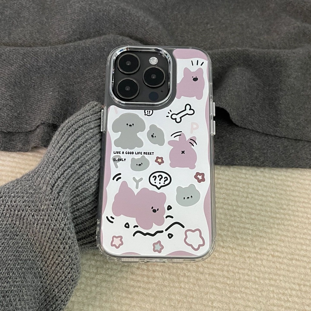 Ốp Điện Thoại Chống Sốc Tráng Gương Cho iPhone 14 Pro Max iPhone 13 13pro 13prm iPhone 11 7Plus 8Plus Xr XS 12 Pro Max