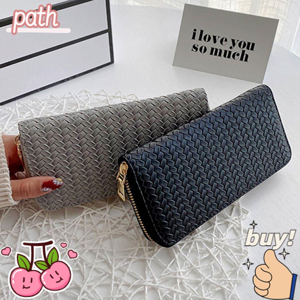 PATH Ví Da Dài Thời Trang Chất Liệu Da PU