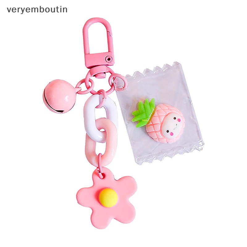 Móc Điện Thoại Dạng Chuỗi Hạt Resin Hình Hoa Dễ Thương Hữu Ích Phong Cách Hàn Quốc Cho Nữ