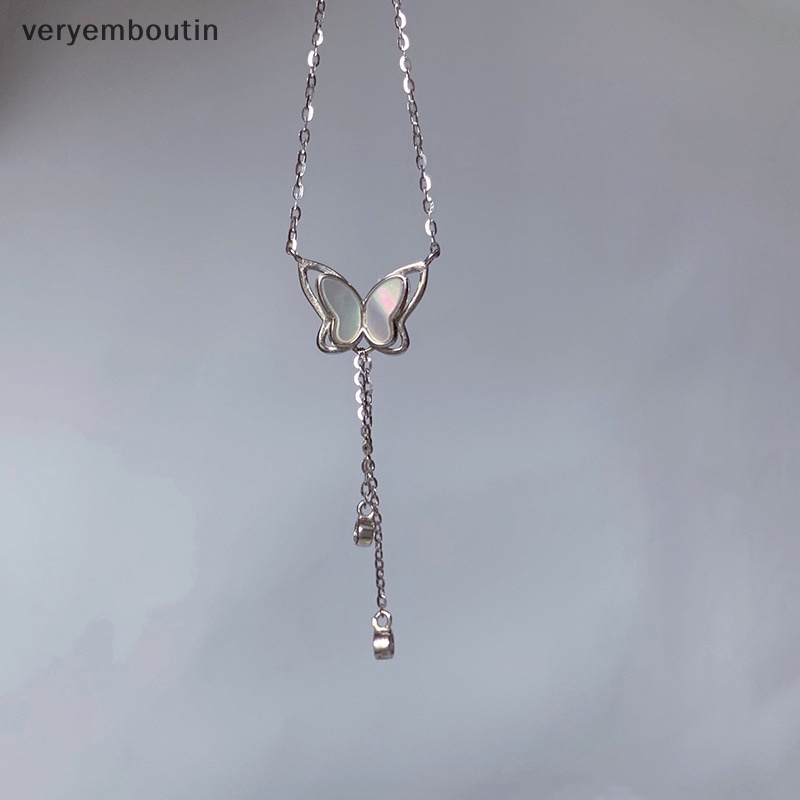 Vòng cổ Mặt Hình Bướm Lấp Lánh Thời Trang Cho Nữ