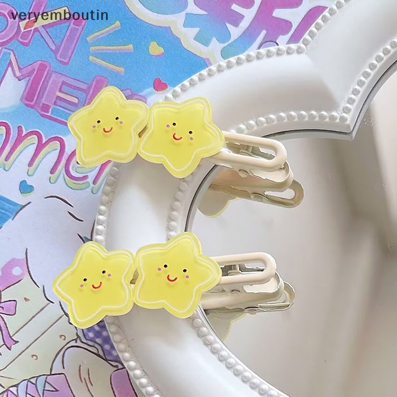 Kẹp Tóc Hình Ngôi Sao Năm Cánh Hoạt Hình Dễ Thương Cho Bé Gái