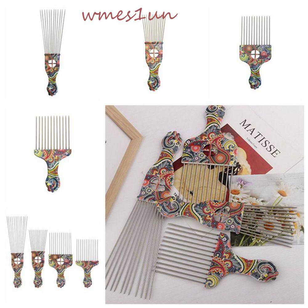 WMES15H Lược Chải Tóc Tạo Kiểu Răng Thưa Bằng Thép Không Gỉ Chống Tĩnh Điện Chuyên Nghiệp