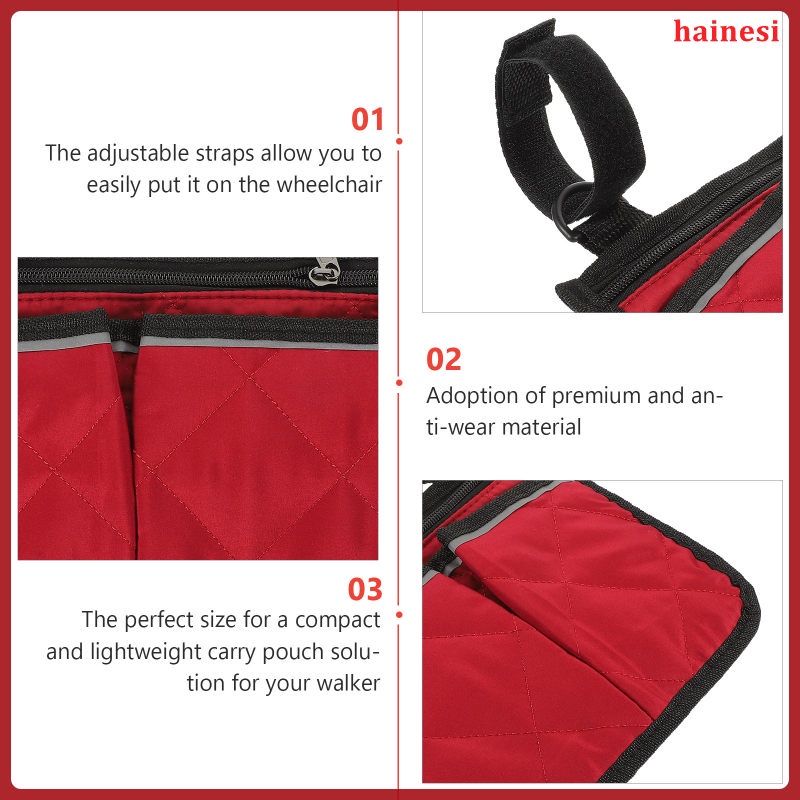 Túi Đựng Đồ Đa Năng Treo Xe Lăn Tiện Lợi