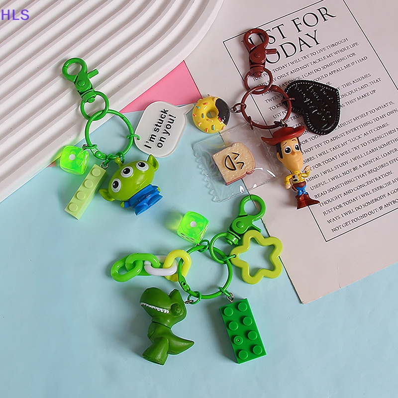 Móc Khóa Xe Hơi Ba Mắt Tạo Hình Buzz Lightyear Woody