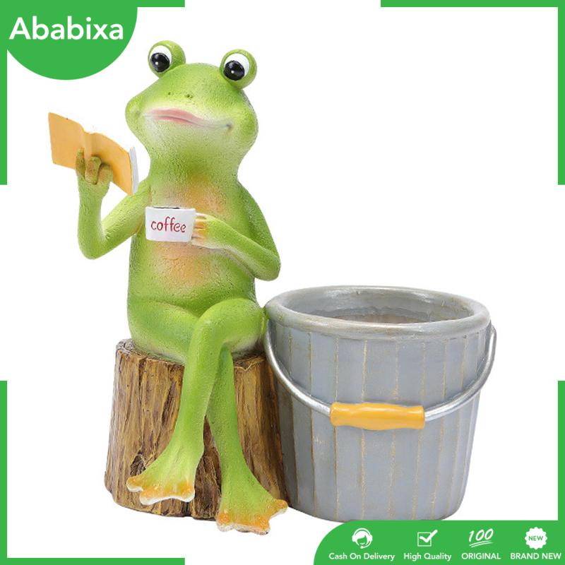 Chậu Cây Nhỏ Hình Động Vật Bằng Nhựa Resin Thủ Công Để Bàn Trang Trí Nhà Cửa