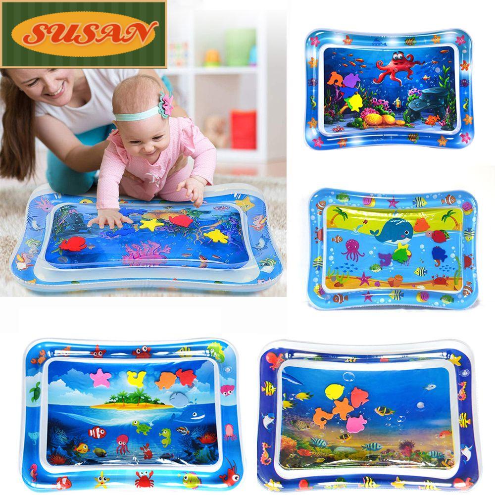 SUSANS Đệm Bơm Hơi In Họa Tiết Động Vật Biển Vui Nhộn Giáo Dục Sớm Cho Bé
