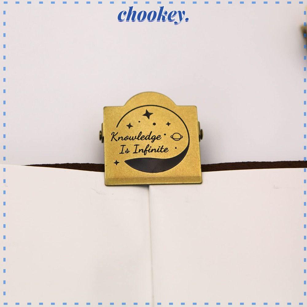 CHOOKEY Kẹp Tài Liệu / Giấy Tờ Bằng Đồng Thau Màu Vàng