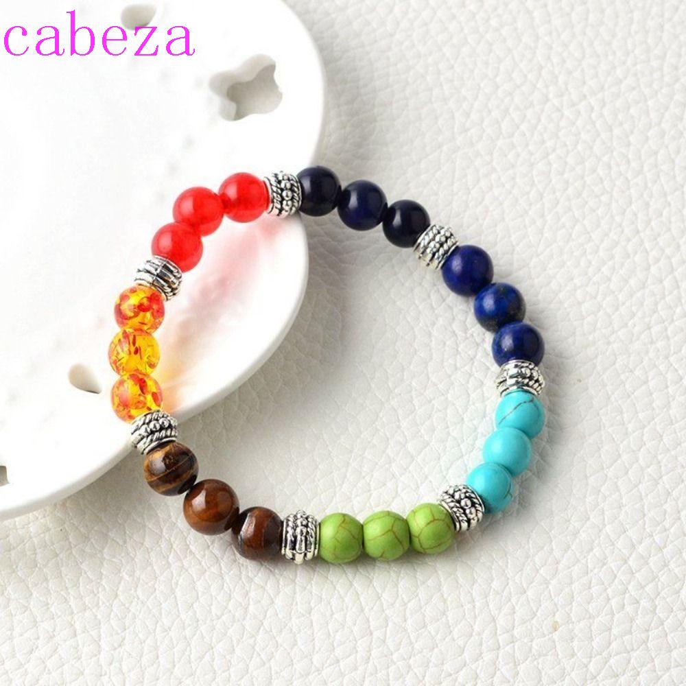 CABEZA Vòng Cổ Chuỗi Hạt Co Giãn Handmade Thiết Kế Độc Đáo Thời Trang Cho Cặp Đôi