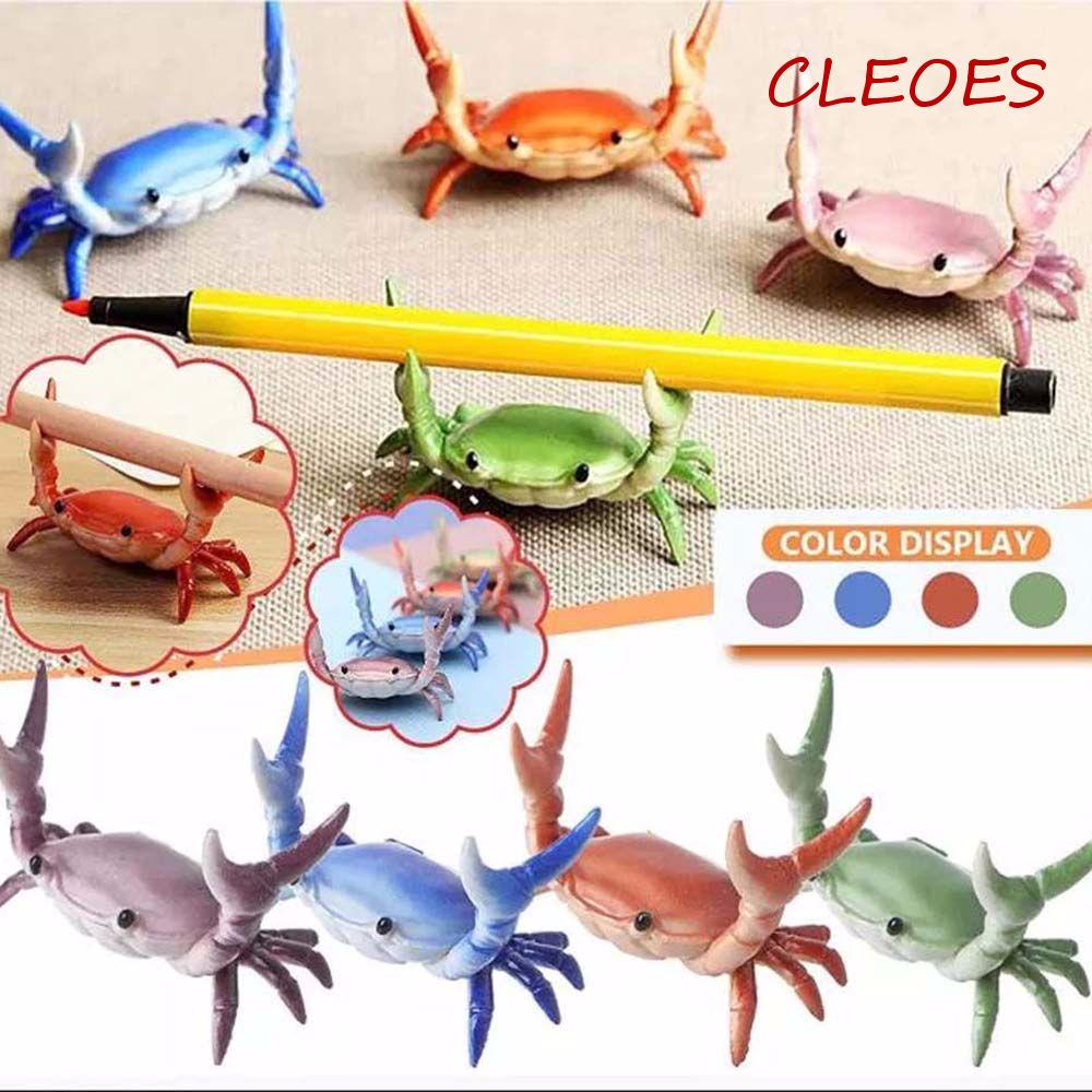 CLEOES Giá Đỡ Bút Để Bàn Hình Con Cua Độc Đáo Trang Trí Nhà Cửa