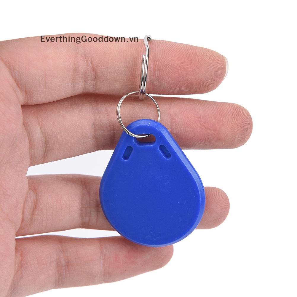 Everthinggooddown 10 Cái / Lốc 13.56MHz RFID IC Keyfobs Token Móc Khóa