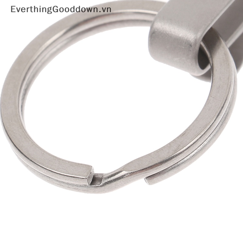 Everthinggooddown Móc Khóa Dây Ruy Băng Bằng Hợp Kim Titan Nhanh Chóng Dùng Khi Đi Bộ Đường Dài vn