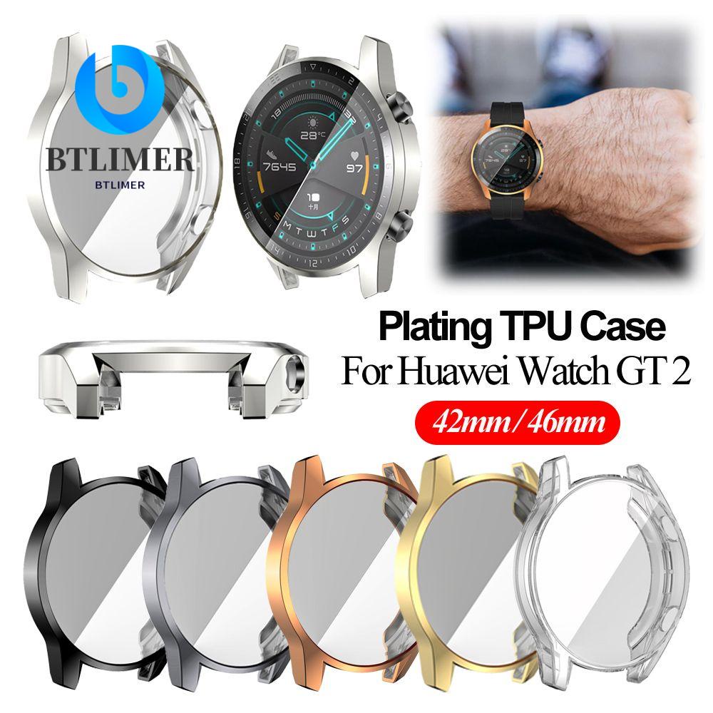 BTLIMER Ốp TPU Mềm Bảo Vệ Mặt Đồng Hồ Huawei Watch GT 2 46mm 42mm
