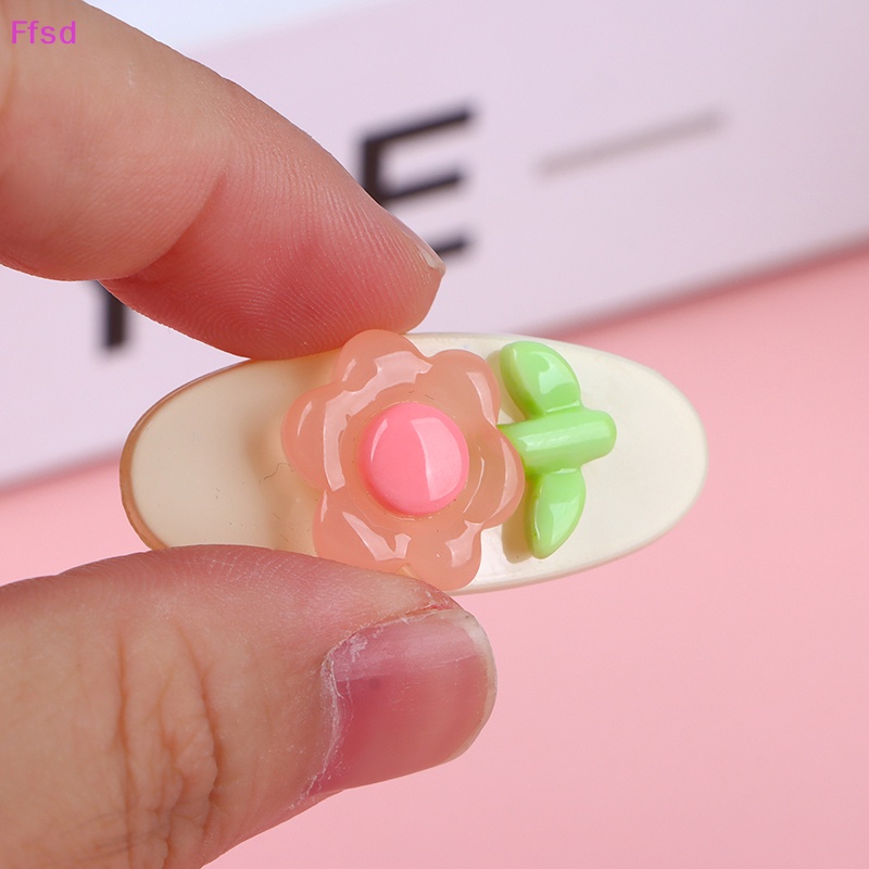 {Ffsd} Kẹp Tóc Hoạt Hình Hoa Tulip Màu Hồng / Be Thiết Thực Sáng Tạo Cho Nữ * Hàng Bán Chạy