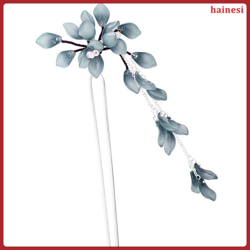 Trâm Cài Tóc Bằng Kim Loại Phối Tua Rua Phong Cách Trung Hoa Cho Nữ