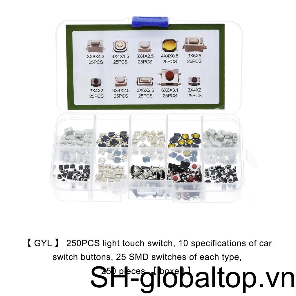 Set 250 Nút Công Tắc Nhấn Dễ Sử Dụng Cho TV