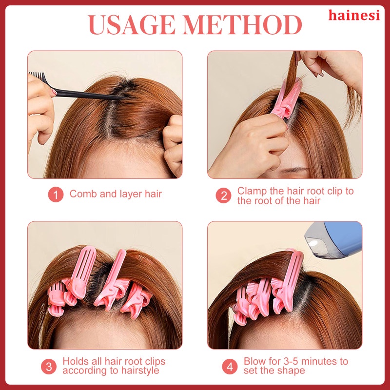 Set 10 Kẹp Uốn Tóc Tạo Kiểu Thời Trang Cho Nữ