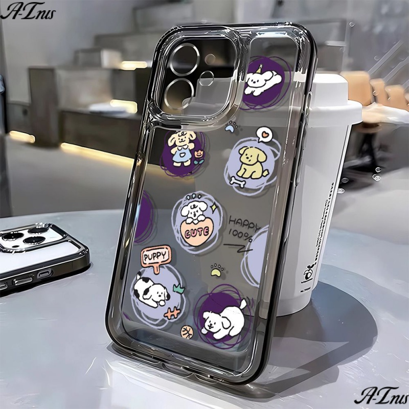 Ốp Điện Thoại Dẻo Họa Tiết Chú Chó Con Dễ Thương Cho iPhone14Promax12 11 S78F 713
