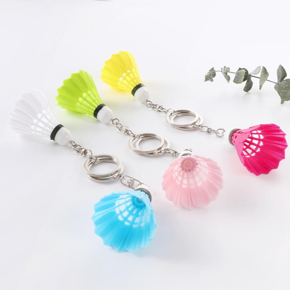 Quinton Móc Chìa Khóa Thể Thao Bằng pvc Hình Quả Cầu Lông Sáng Tạo