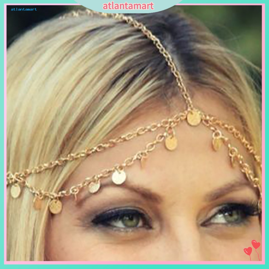 Túi Đựng Đồ Dùng Cao Cấp Tiện Dụng| Chuỗi Dây Đeo Đầu Bằng Hợp Kim Nhiều Lớp Đính Kim Sa Lấp Lánh Cho Nữ