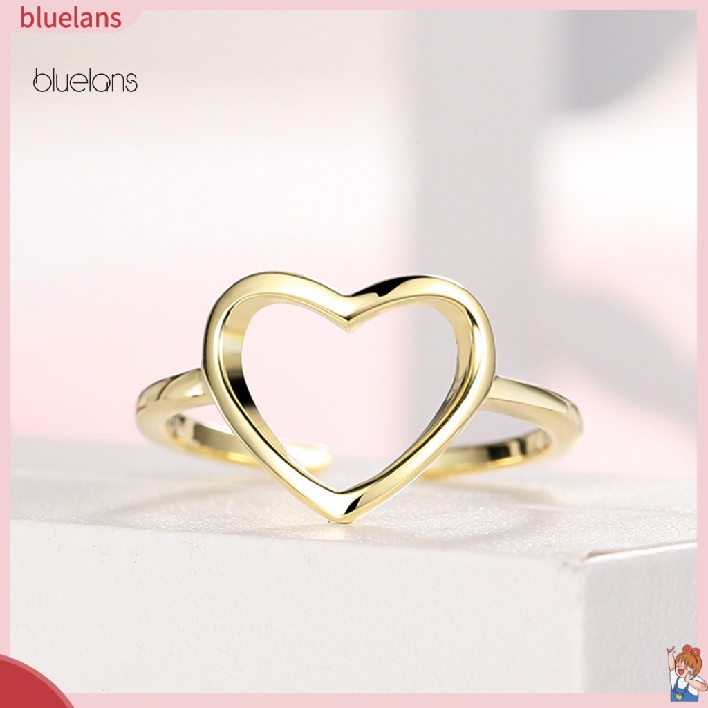 Nhẫn Hở Bằng Hợp Kim Thiết Kế Đục Lỗ Thời Trang Chống Mòn Cho Nữ