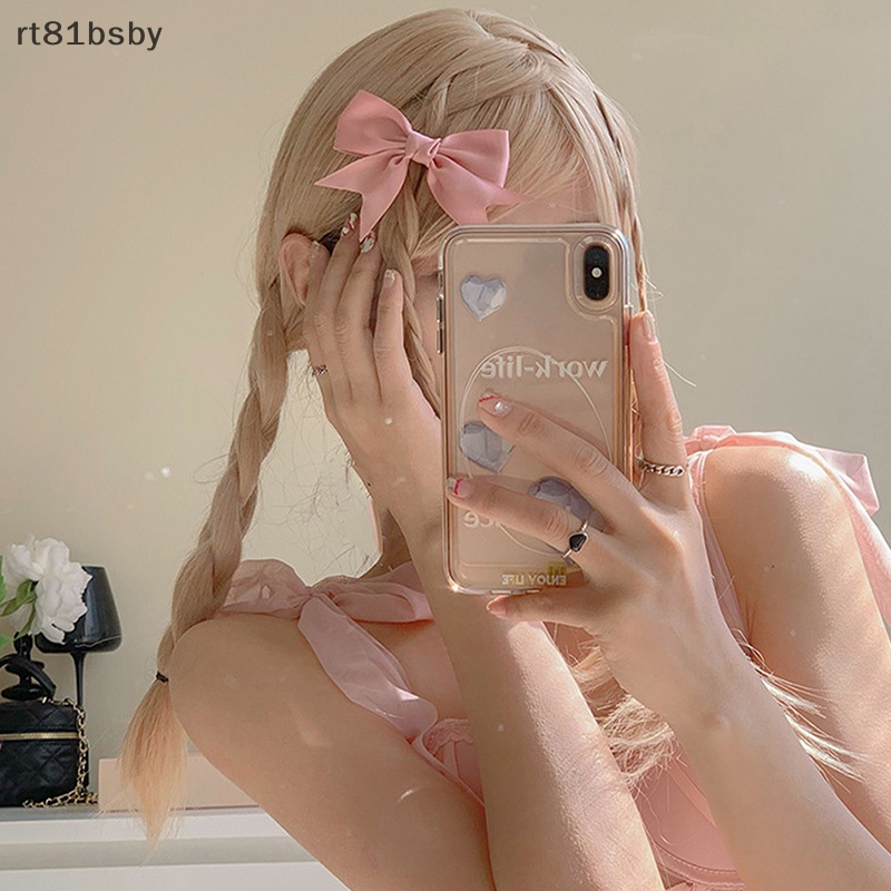 Set 2 Kẹp Tóc Nơ Sa Đuôi Ngựa Thời Trang Mùa Hè Cho Nữ