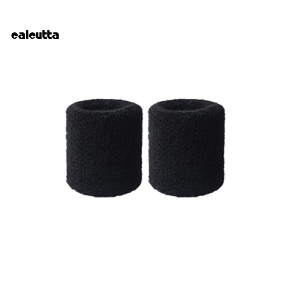 Set 2 Băng Quấn Bảo Vệ Cổ Tay Thấm Hút Mồ Hôi Khi Chơi Thể Thao