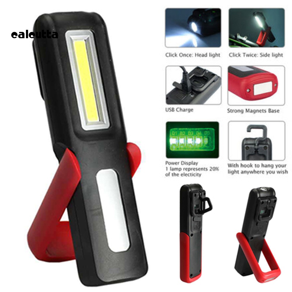 Đèn Pin LED COB Từ Tính Sạc USB Nhỏ Gọn Tiện Lợi